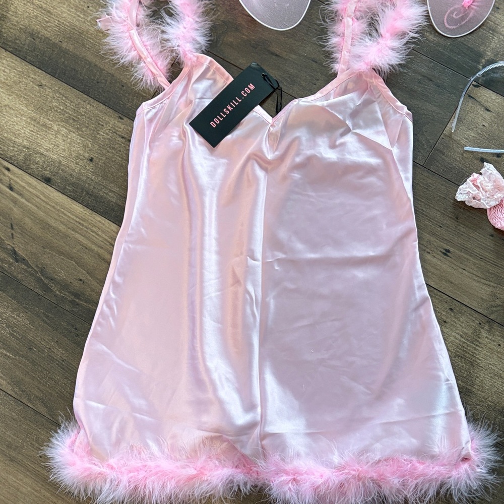 Dolls Kill Pink Sexy Angel Costume - Picture 2 of 6